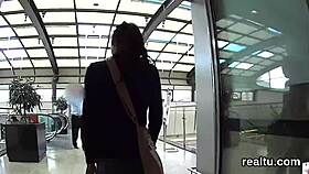 omg, czech teen 18+ strips and gets seduced in supermarket, then pounded hard in pov with anal and oral 😍