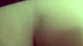 wife fucking and sucking me with her dress on big tits riding