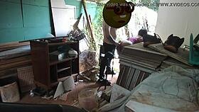 fazendo meu professor gozar bentro da minha bunda apertada e provando meu pr�prio delicioso caramelo o rabo