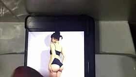 Cum Tribute for Hot Argentinian Fan