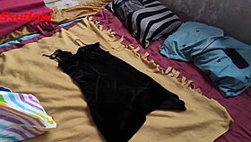 Me dejo coger por un vestido con mi latina y sus enormes tetas