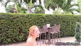 Small Teen Rides Cock