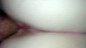 Close up of asshole while fucking wife's pussy and cumming on her ass 😍