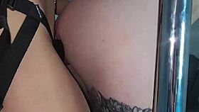 Bree Brooks and Kirsten Slam Strapon in Wild Lesbian Action