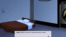 Hey, check out this dc comics hentai where a redhead babe dances and gets a big tits cumshot