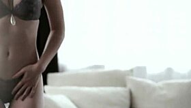 amateur babe gets banged on all fours with cum in mouth