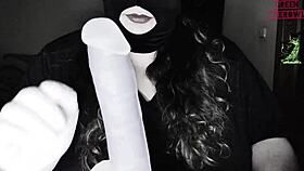 Oh, that skinny brunette's passionate kiss turns into wild riding and a creampie with Amelie Dubon!