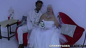 Mature Bride Sucks and Rides Thick Black Cock Hard