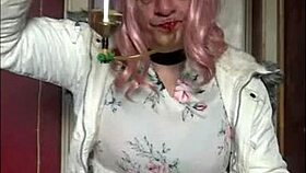 i'm a bisexual crossdresser eager to swallow for free while being filmed with another man.