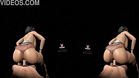 In 3D porn video, monster cock meets big booty