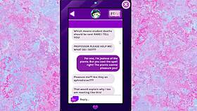 Magical mischief unfolds as the wizard engages in playful antics with his member