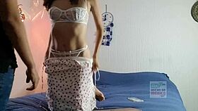 karol gettin ready to, uh, screw this skinny dude real good tonight!