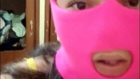 Young and wild: This is a homemade porn video with a MILF seductive and with natural assets