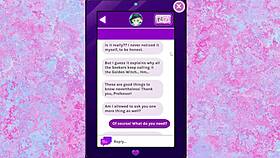 Magical mischief unfolds as the wizard engages in playful antics with his member