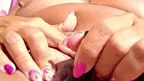 I watched that milf's huge pussy lips orgasm like a slut in retro blue films