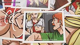 i'm watchin gloria, the secratary, use a vibratin doodad on her boss's big coc