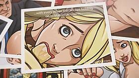 i'm watchin gloria, the secratary, use a vibratin doodad on her boss's big coc