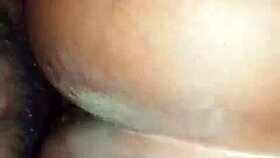 mature ebony milf enjoys doggie style with huge monster cock