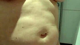 Amateur Couple Enjoys Homemade Shower Bathing In Hotel