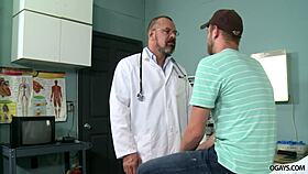 gay doctor in hospital with patient