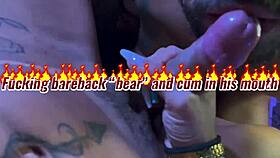 does shemale vanessa rafaella fuck bareback and cum in mouth?