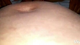 Wife's pussy rubbed intensely by interracial amateur lover