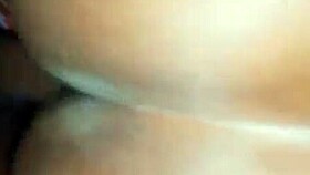 mature ebony milf enjoys doggie style with huge monster cock