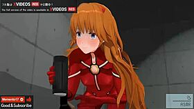 asuka's footjob and joi in uncensored hentai animation 😏