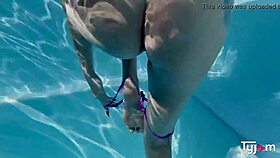 Big Tits Tanya Virago in Hardcore Poolside Pounding Action