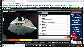 she squirts in public on cam