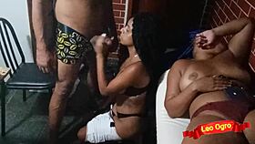 latina teen sucks friend next to girlfriend in reality scene