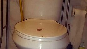 Having fun with two huge dildos in my ass.