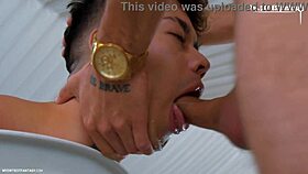 afterparty sex with twink blowjob and big cock