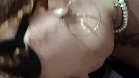 Fat girl sucks dick and almost throws up with her client him deep in the throat