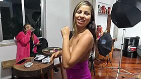 Bibi tsunami returns to ted's mansion for juicy fucking