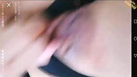 hot asian girl shows her wet pussy bottle play