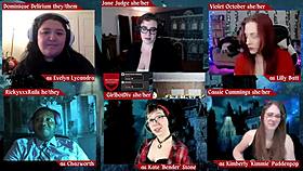 In Monsters University Roleplay, The Monster Claims Her Flesh On The Desk With Cum