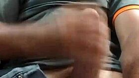 Soloboy stroking hard in a raw mature masturbation session