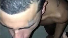 Sex in the barbershop with oral and bareback