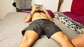 curvy babe fucked doggystyle while playing call of duty