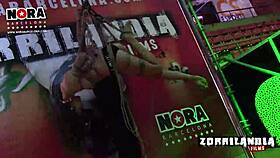 Shibari art demonstration with teen 18+ model