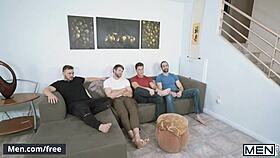 Men.com - Colby Keller and crew in wild dorm jizz orgy! Insane anal action!