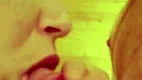 wife sucking the dick in a simple oral scene