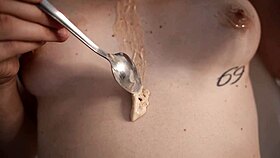 just a casual day masturbating her pussy with some ice cream, ya know?