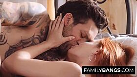 precious red sister mad with stepbrother lacy lennon over cumshot 😡⭐