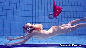 Watch Proklova Remove Her Bikini And Dive Underwater