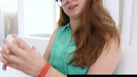 Nerdy Jay Taylor sucks me off, dang she's good!