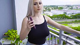 dylann vox blows her horny stepbrother again while whipping those big titties