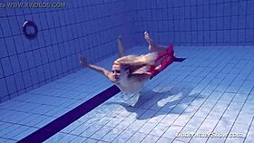 Watch Proklova Remove Her Bikini And Dive Underwater