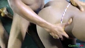 Young African BBW Gets Pussy Fucked Doggystyle